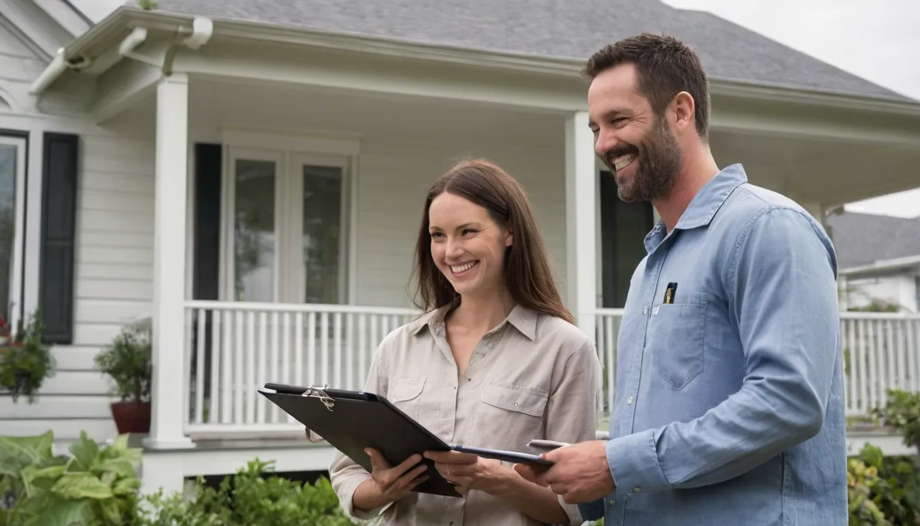 A homeowner reviewing a written quote with a local provider in the Manassas Park area